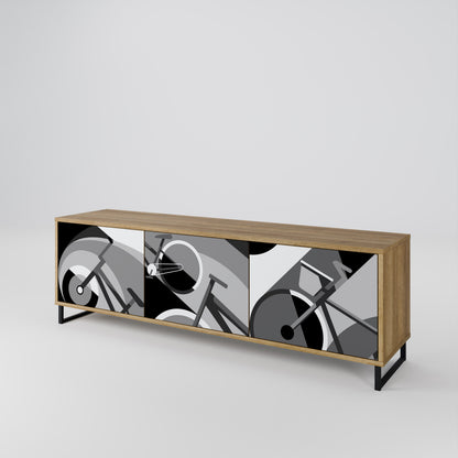 BIKE ENERGY Mueble de TV de 3 Puertas