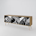 BIKE ENERGY Mueble de TV de 3 Puertas
