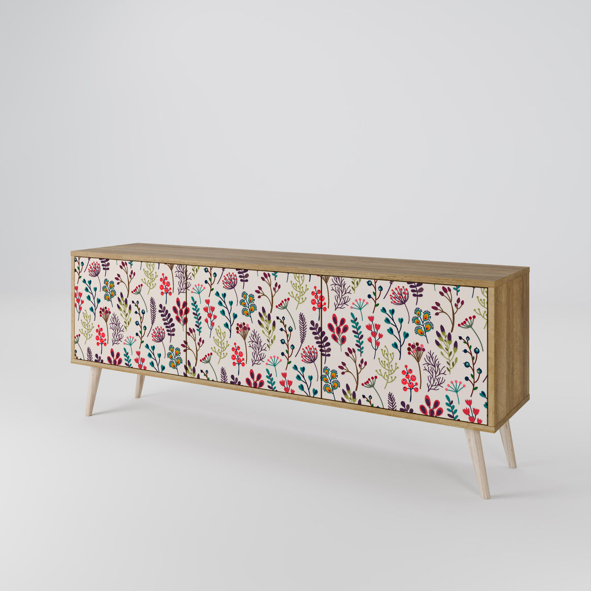AUTUMN SUNDRIES Mueble de TV de 3 Puertas