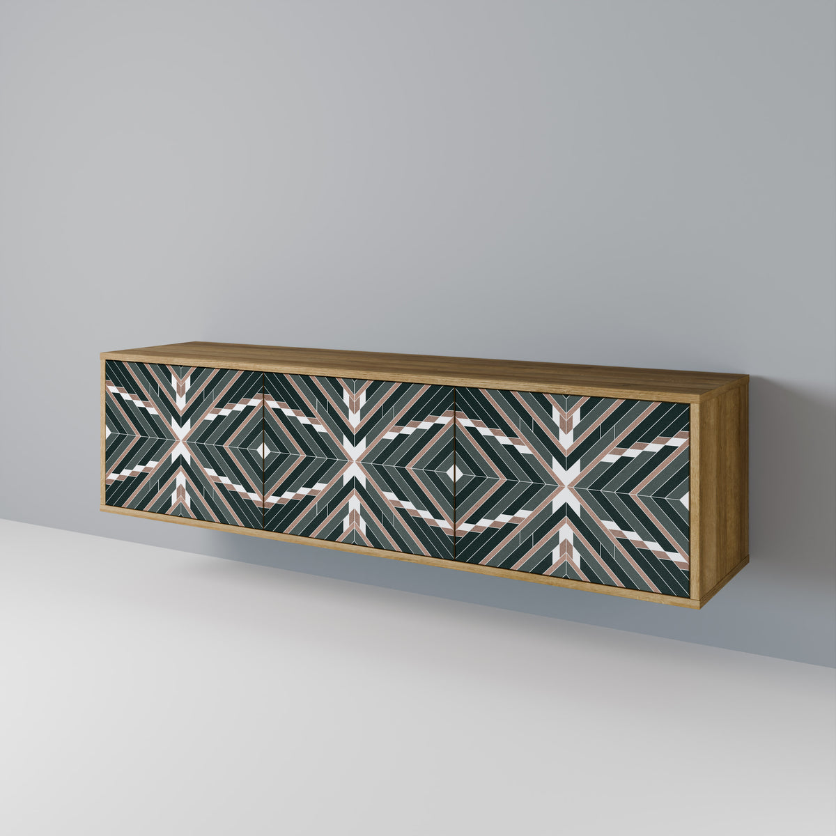 DIMENSION DELIGHTS Mueble de TV de 3 Puertas