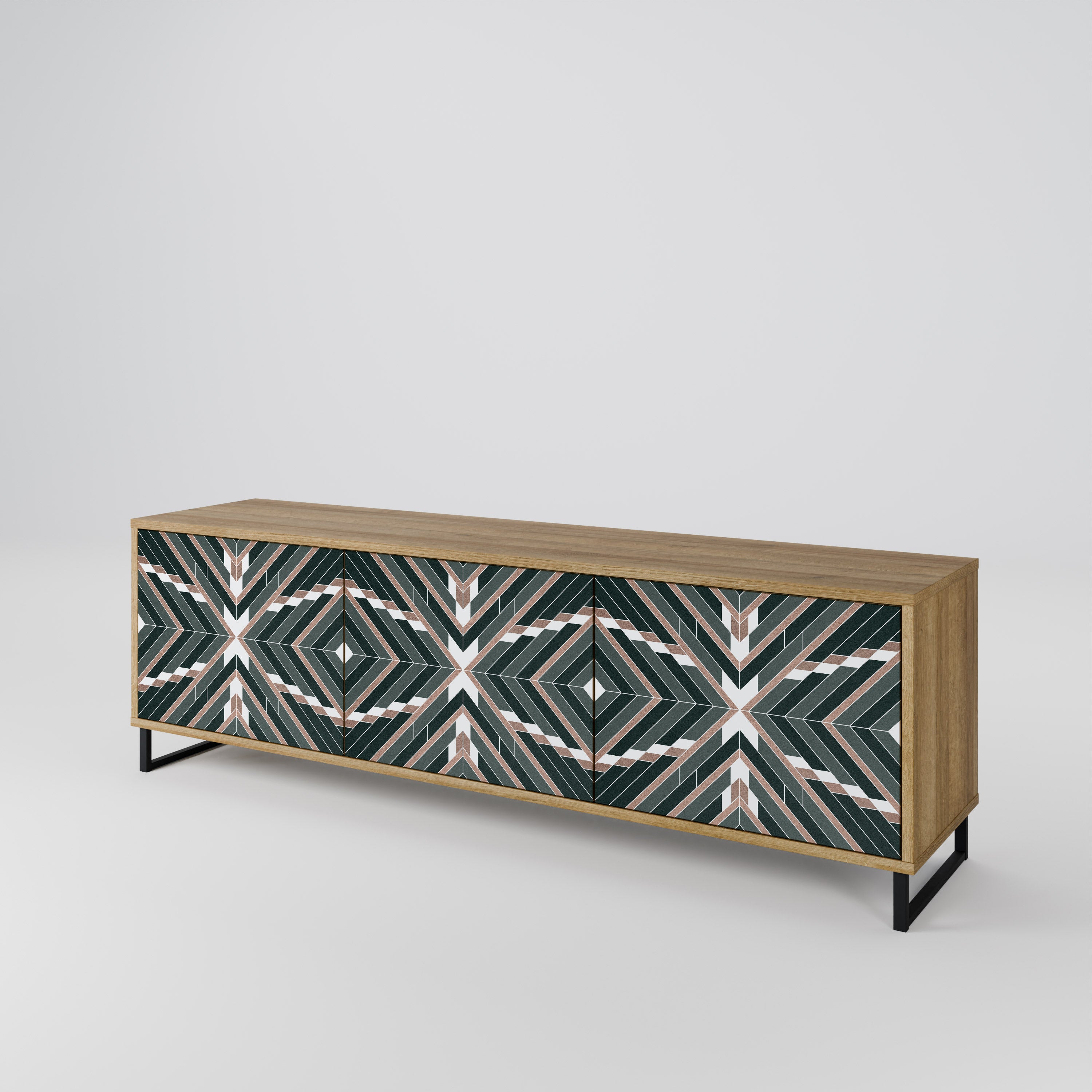 DIMENSION DELIGHTS Mueble de TV de 3 Puertas