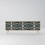 DIMENSION DELIGHTS 3-Door TV Stand in Oak Effect