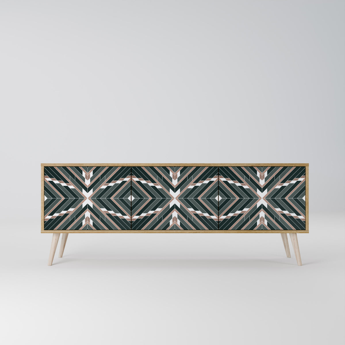 DIMENSION DELIGHTS Mueble de TV de 3 Puertas