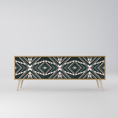 DIMENSION DELIGHTS Mueble de TV de 3 Puertas