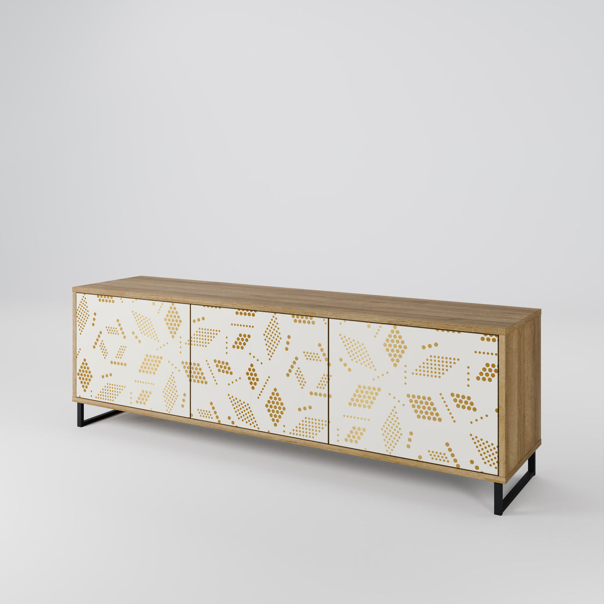 SPOTTED DAZE Mueble de TV de 3 Puertas