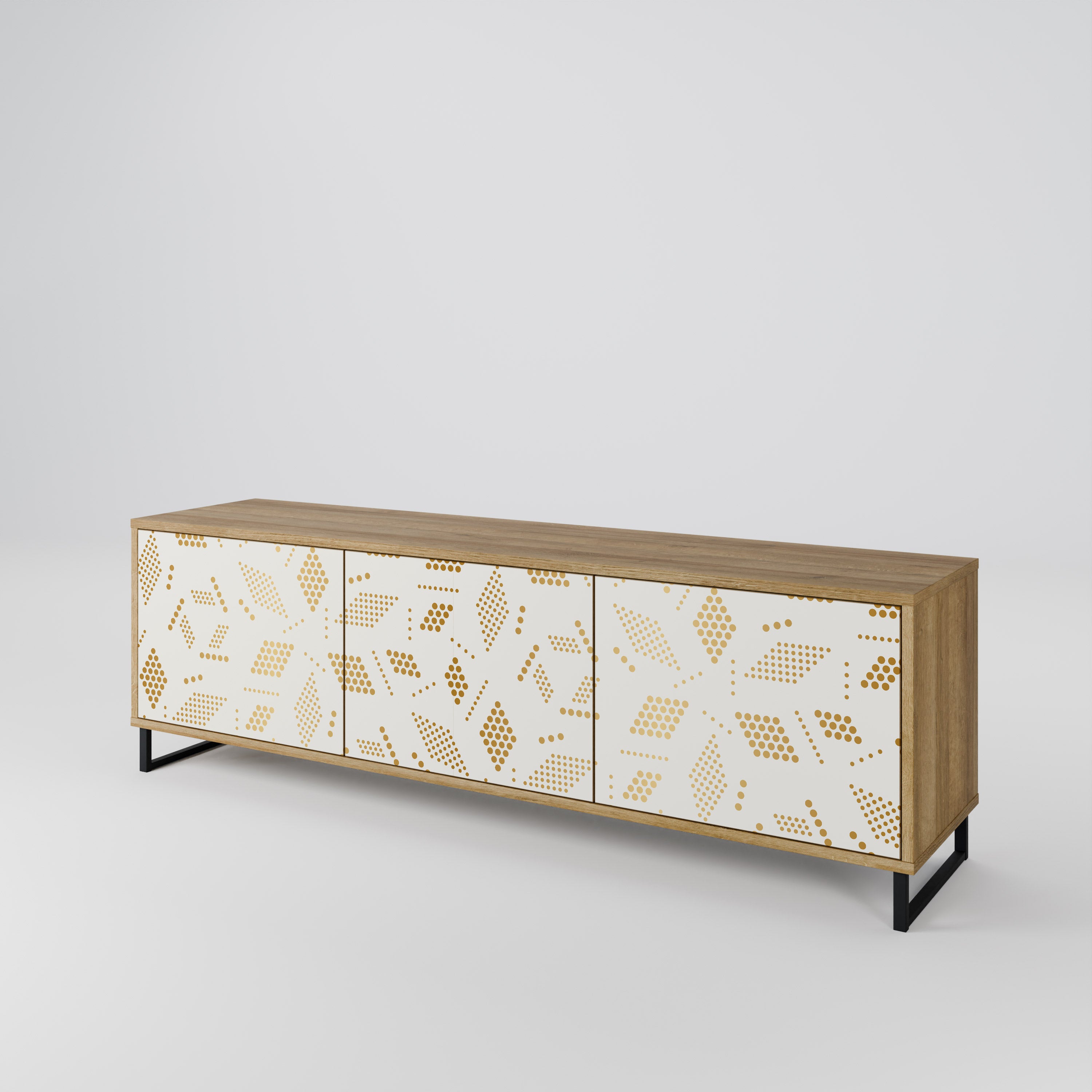 SPOTTED DAZE Mueble de TV de 3 Puertas