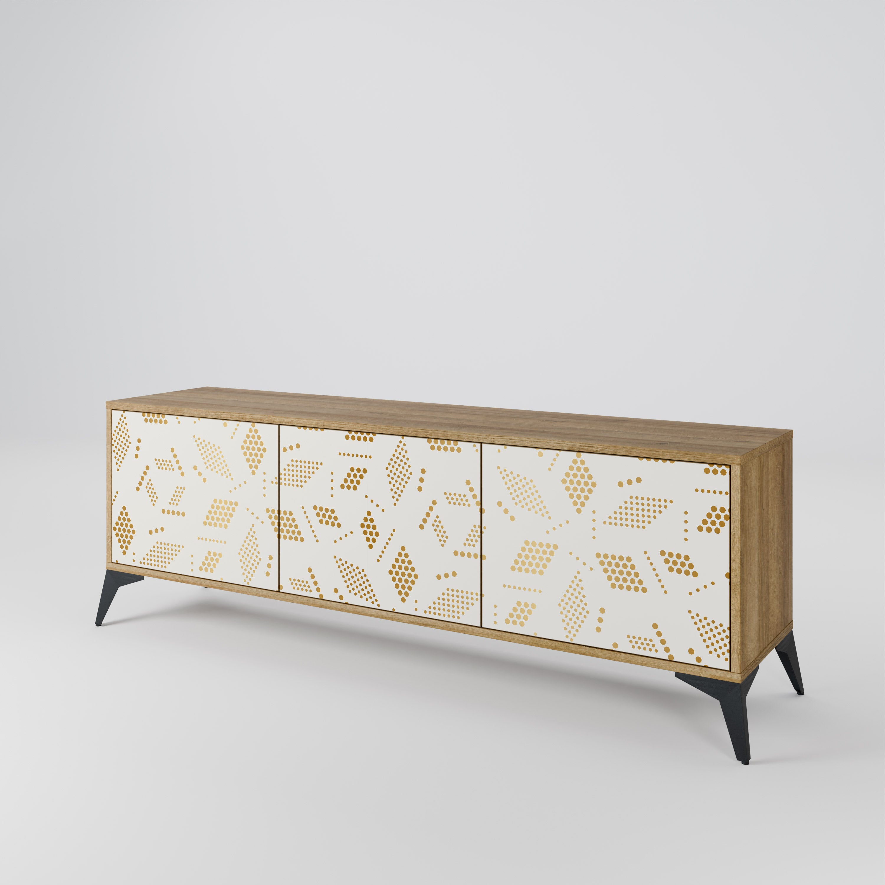 SPOTTED DAZE Mueble de TV de 3 Puertas