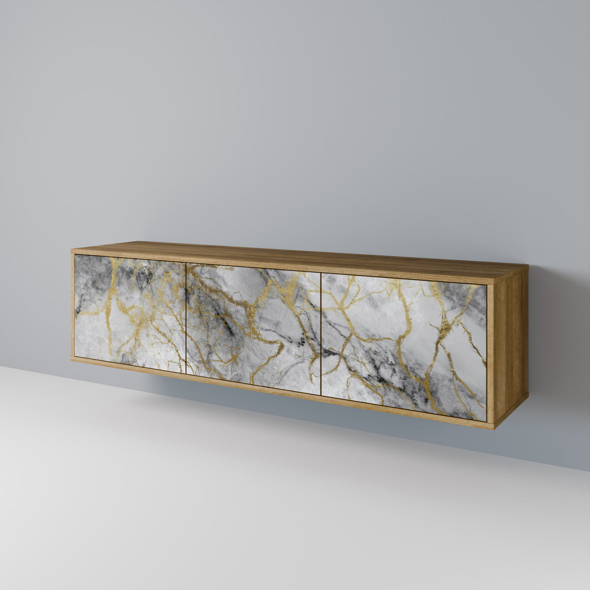 TIMELESS GLIDE Mueble de TV de 3 Puertas