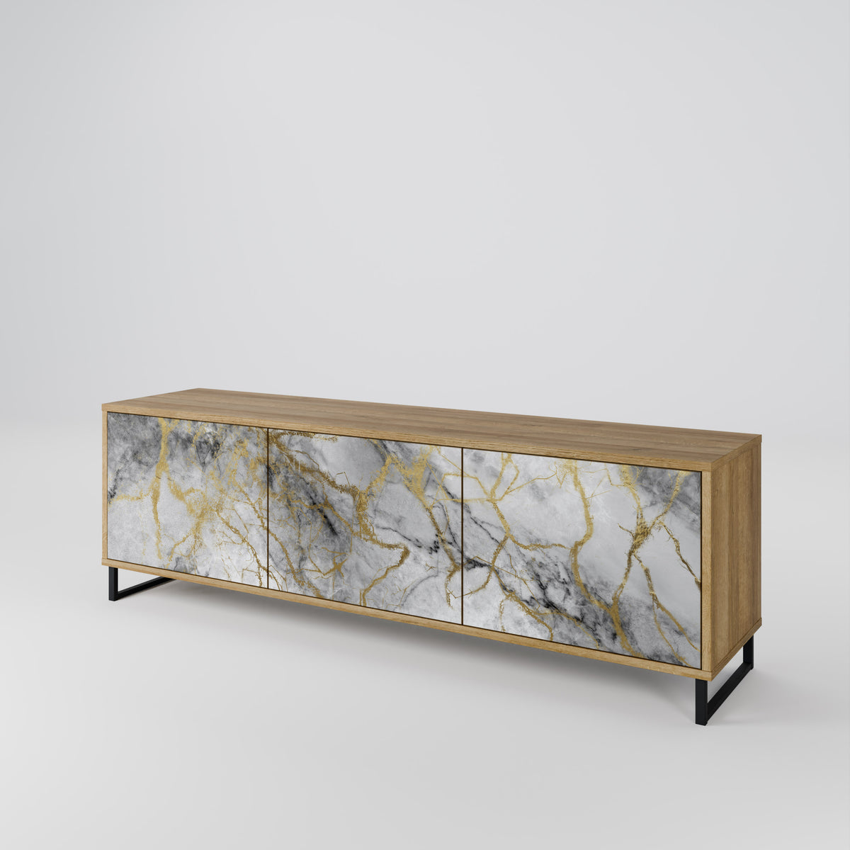 TIMELESS GLIDE Mueble de TV de 3 Puertas