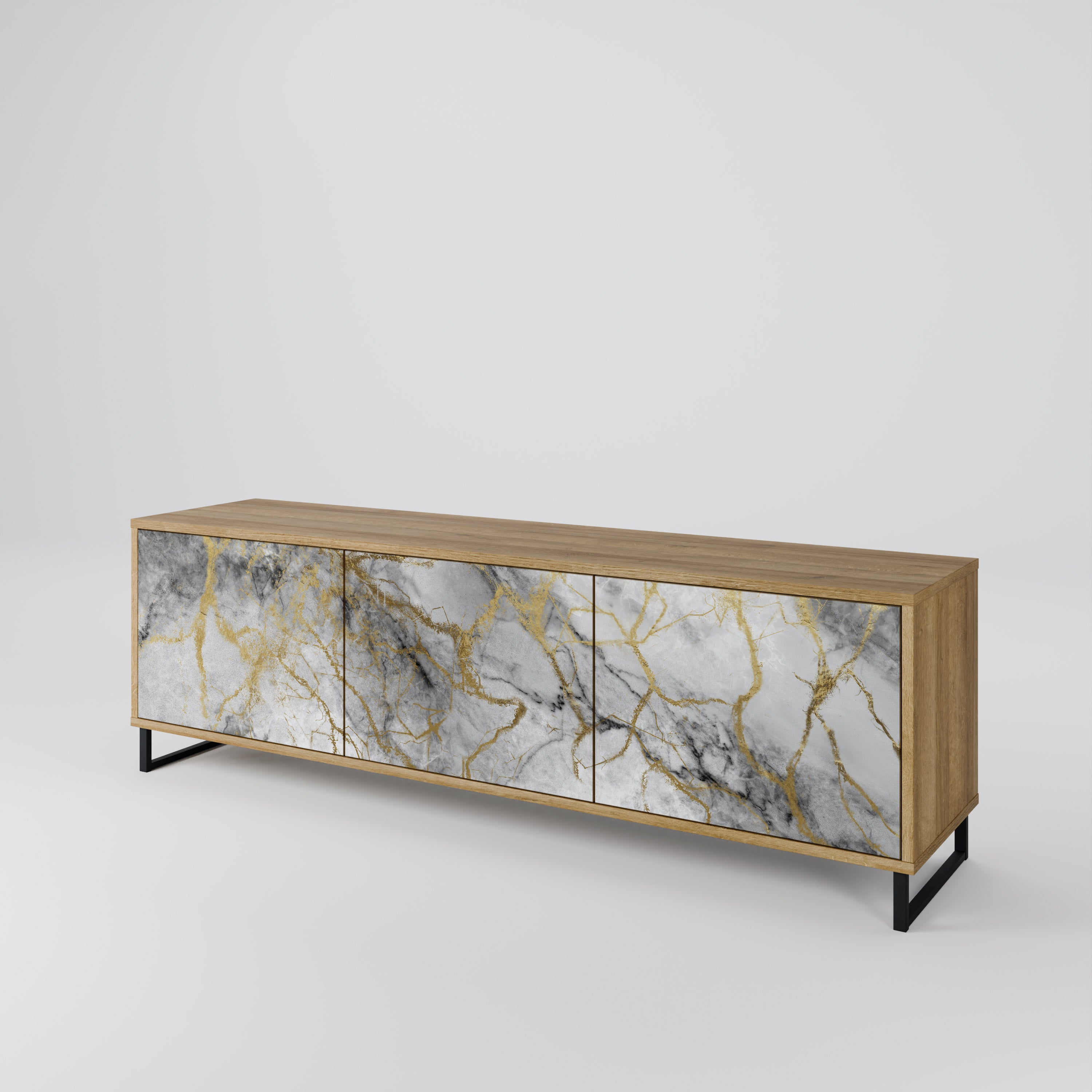 TIMELESS GLIDE Mueble de TV de 3 Puertas