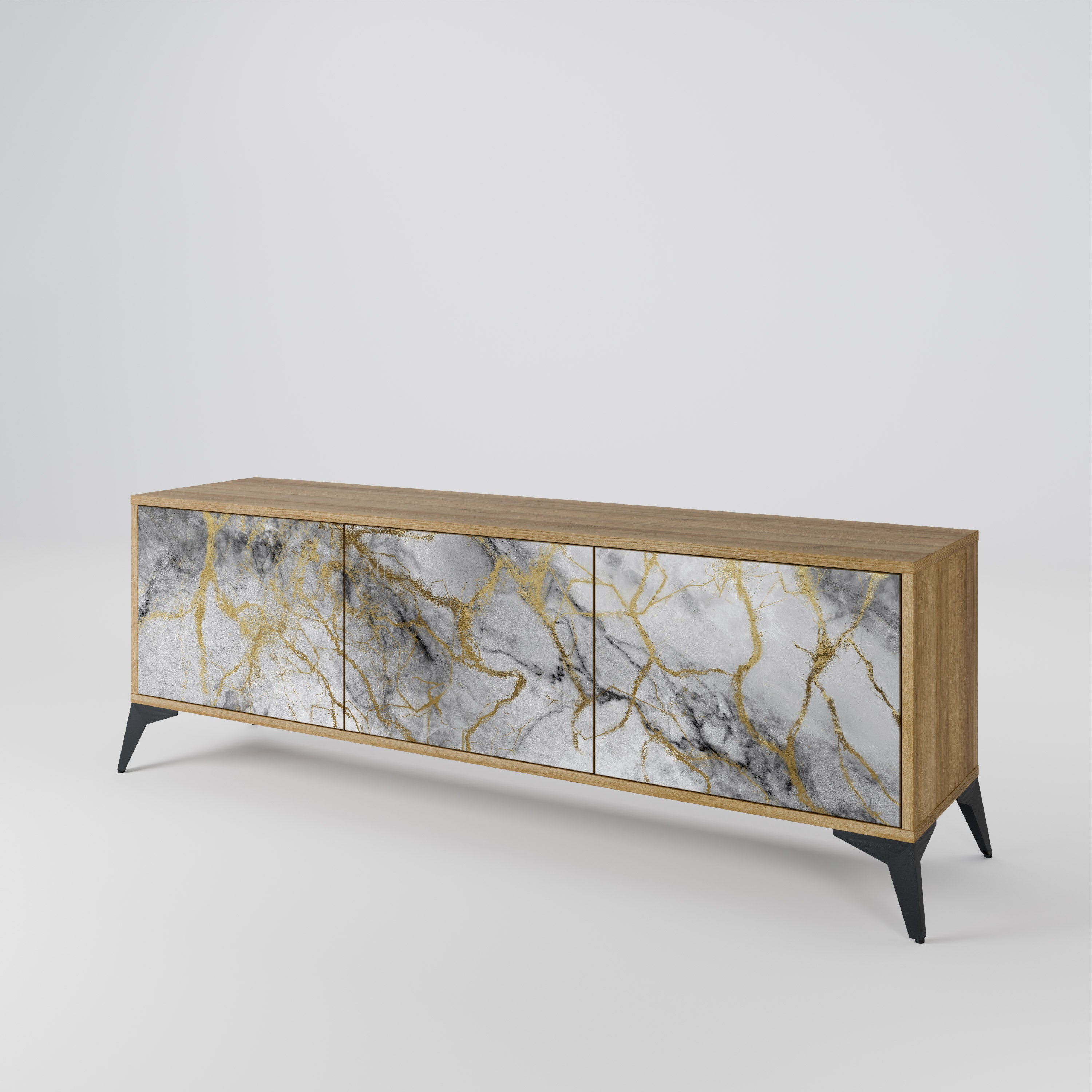 TIMELESS GLIDE Mueble de TV de 3 Puertas