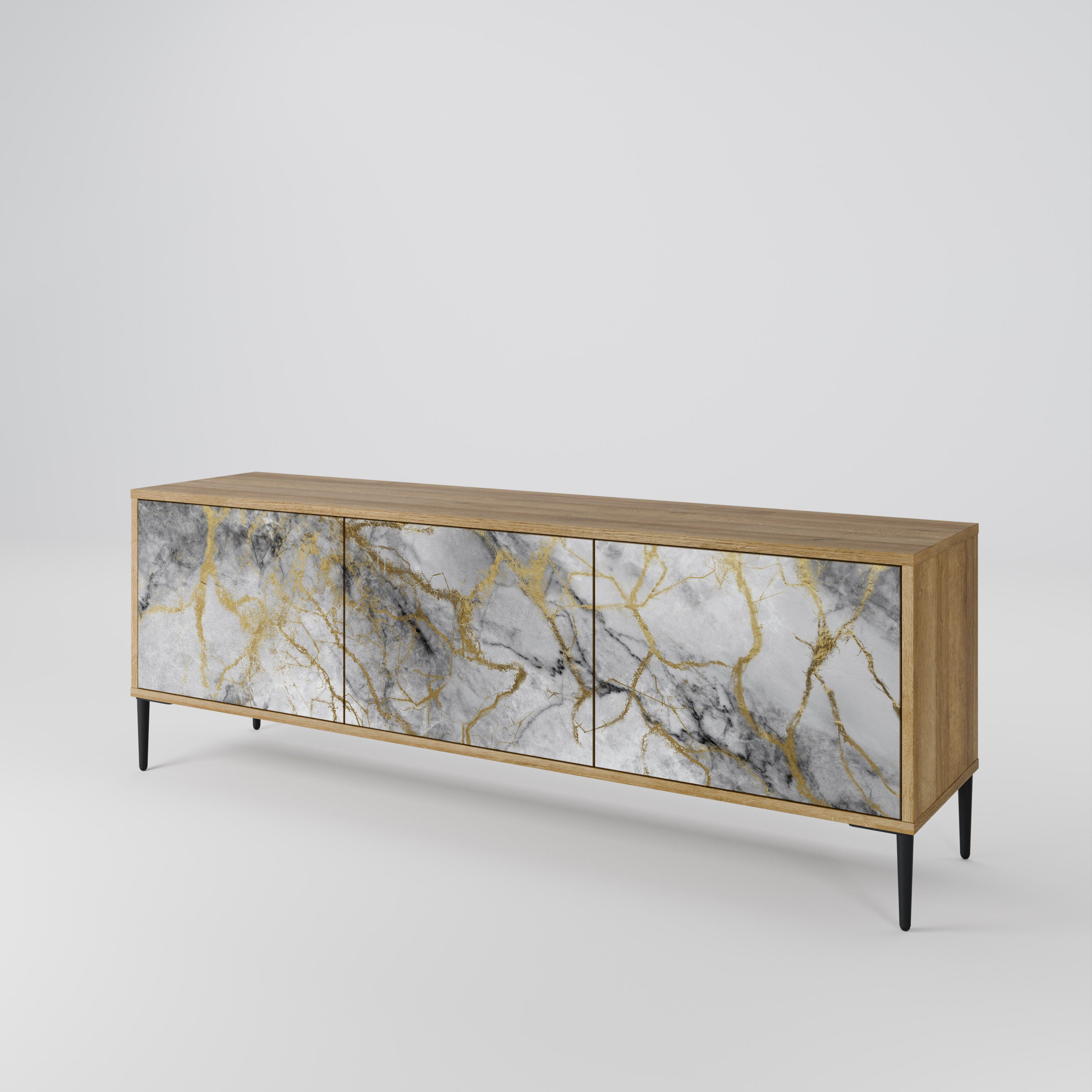 TIMELESS GLIDE Mueble de TV de 3 Puertas