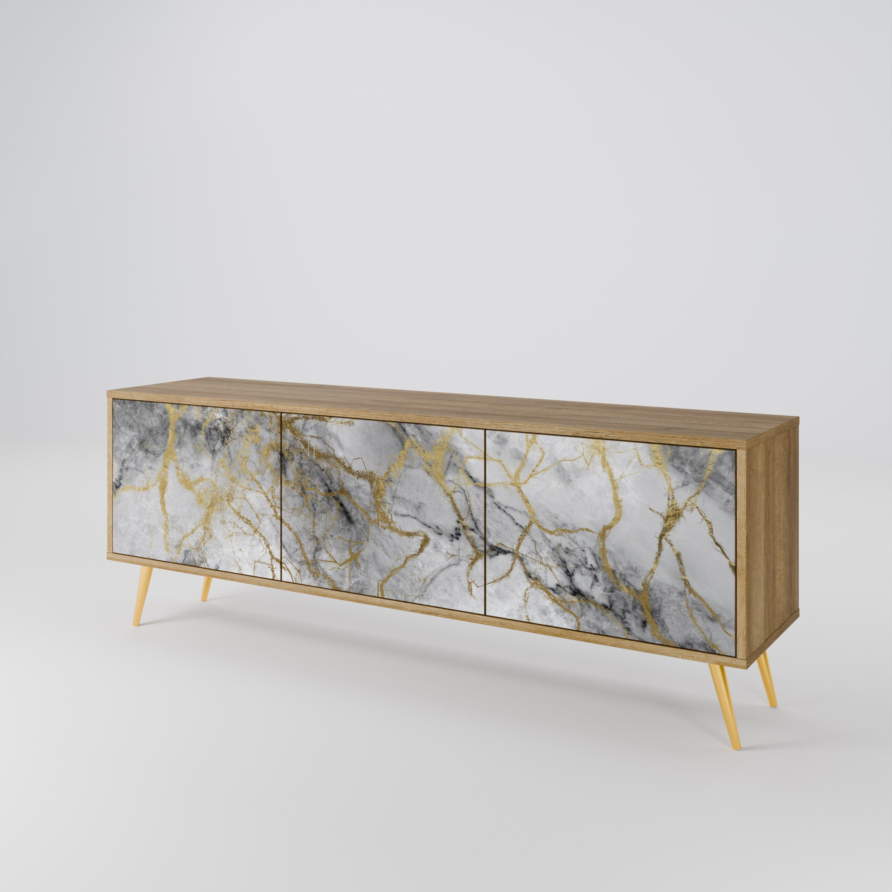 TIMELESS GLIDE Mueble de TV de 3 Puertas