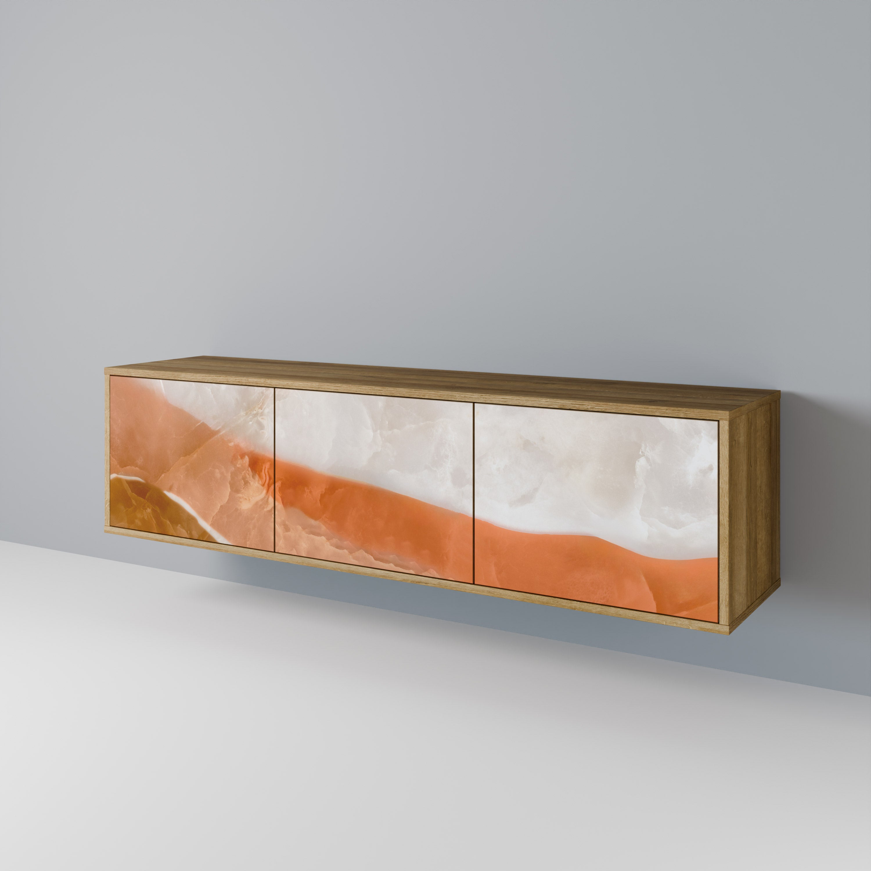 SANDHILLS SPLENDOUR Mueble de TV de 3 Puertas