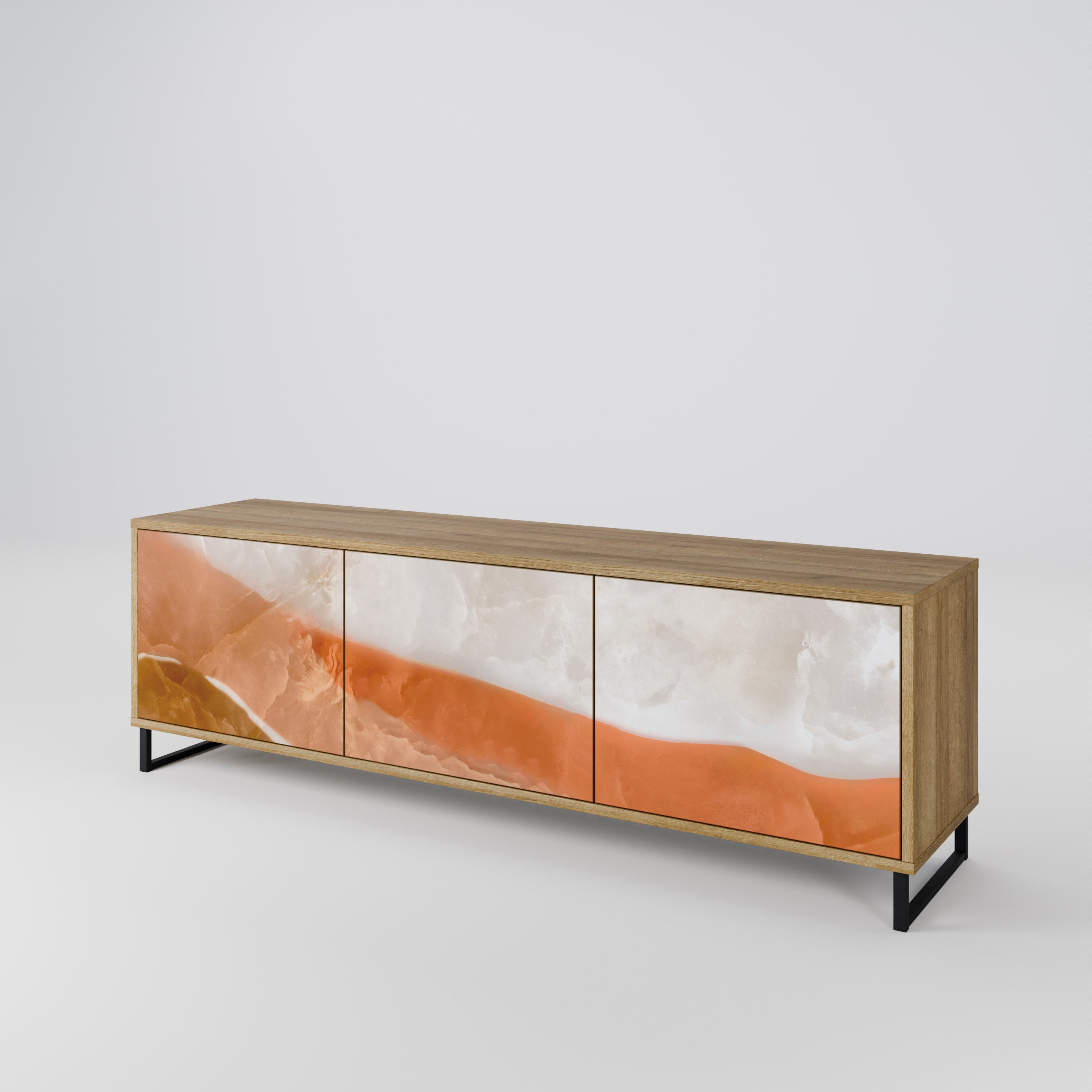 SANDHILLS SPLENDOUR Mueble de TV de 3 Puertas