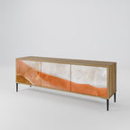 SANDHILLS SPLENDOUR 3-Door TV Stand in Oak Effect