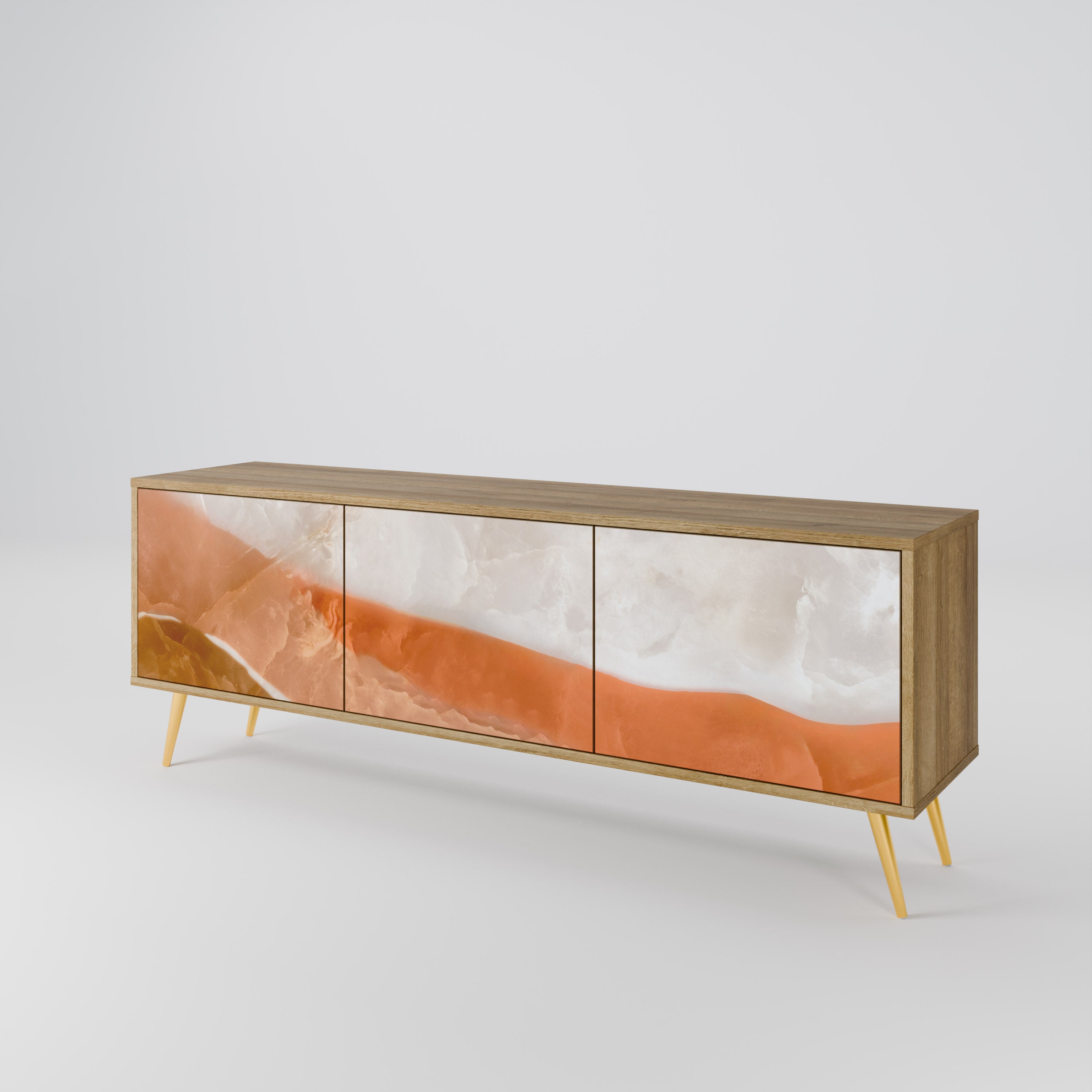 SANDHILLS SPLENDOUR Mueble de TV de 3 Puertas