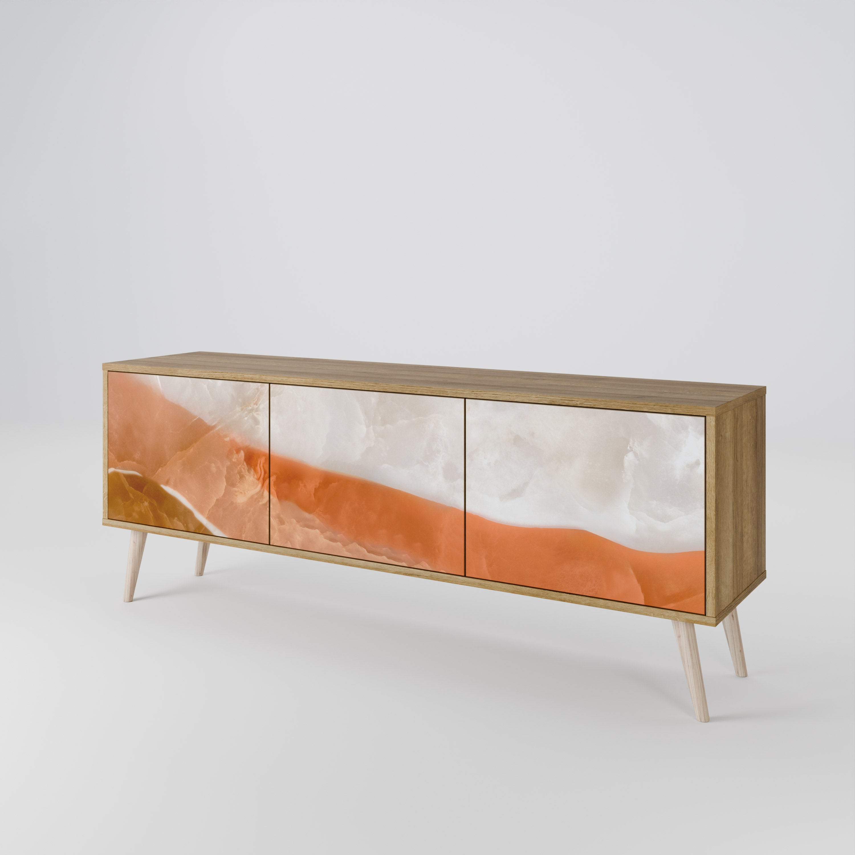 SANDHILLS SPLENDOUR Mueble de TV de 3 Puertas