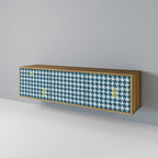 OUT OF CONTEXT 3-Door TV Stand in Oak Effect