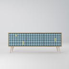 OUT OF CONTEXT 3-Door TV Stand in Oak Effect