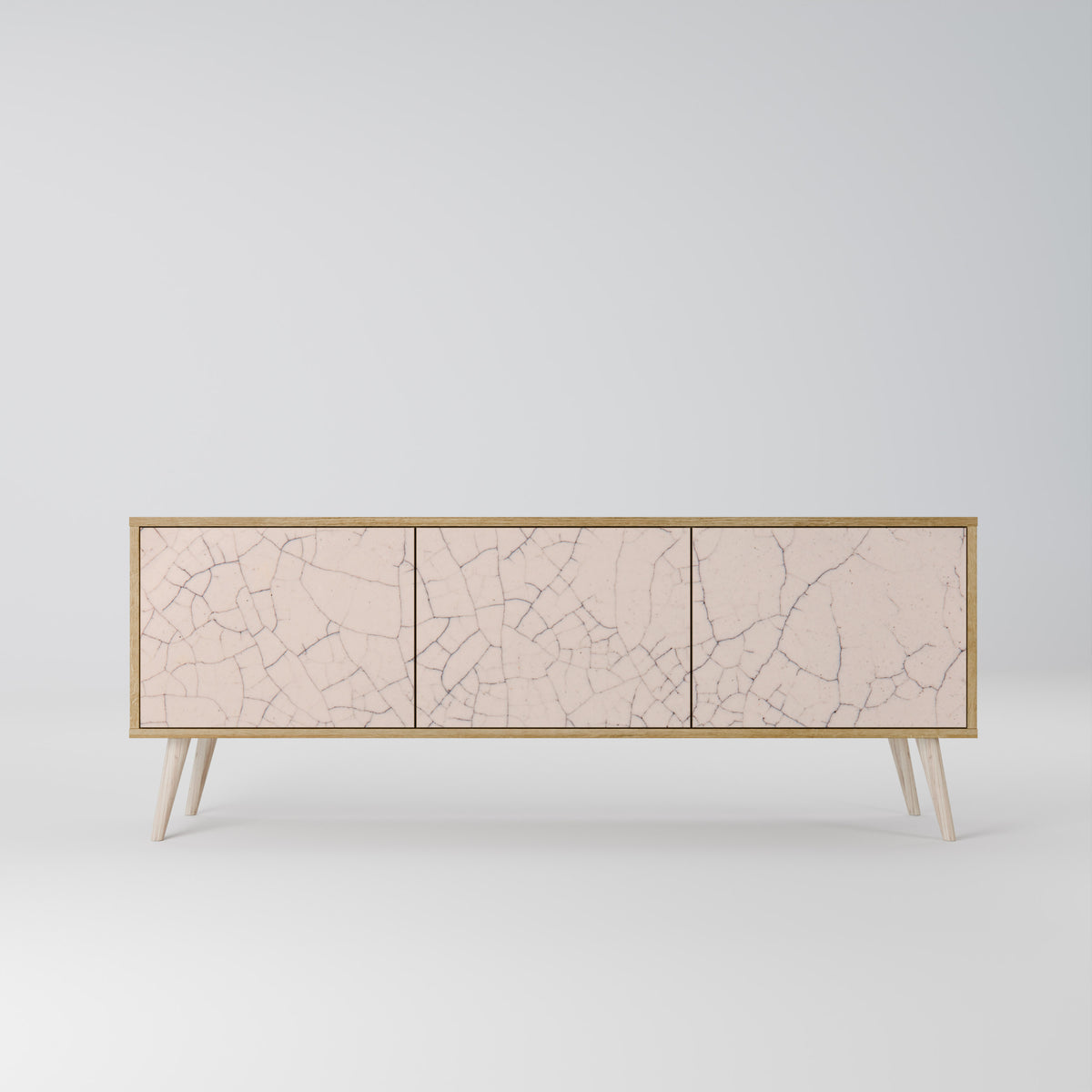 CERAMIC TEXTURE Mueble de TV de 3 Puertas