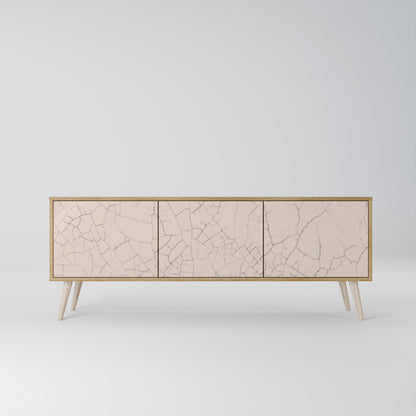 CERAMIC TEXTURE Mueble de TV de 3 Puertas