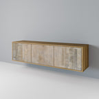 SCREEN ERROR 3-Door TV Stand in Oak Effect