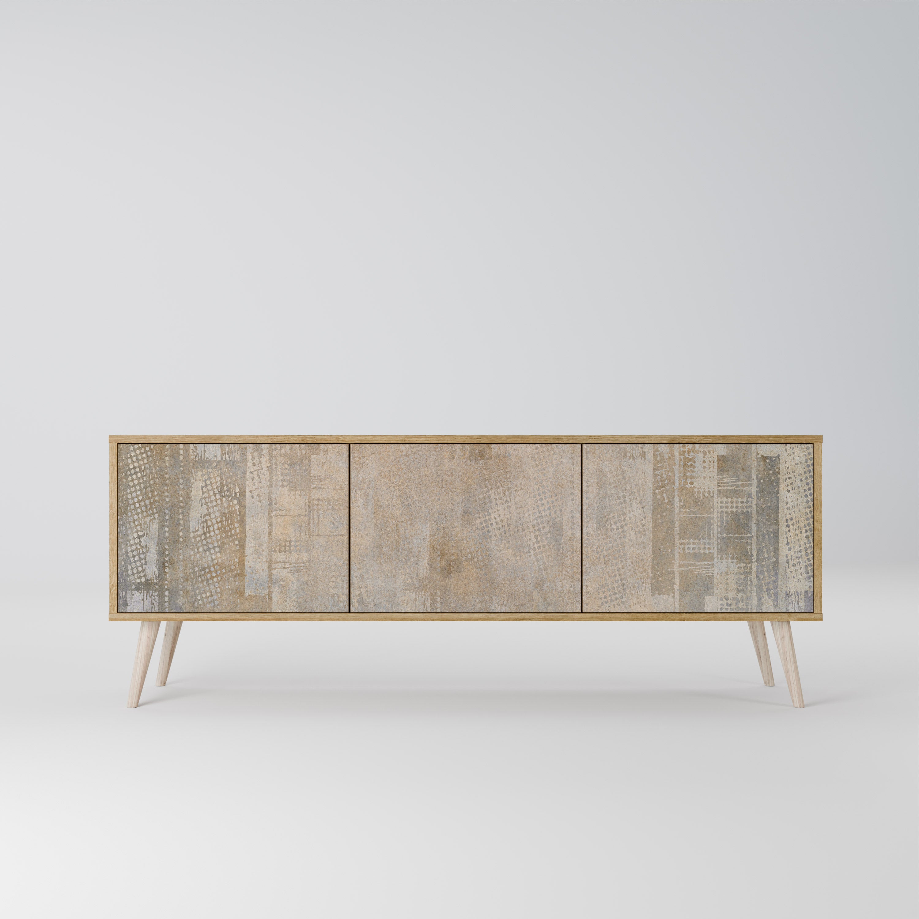 Mueble de TV de 3 puertas con efecto roble SCREEN ERROR