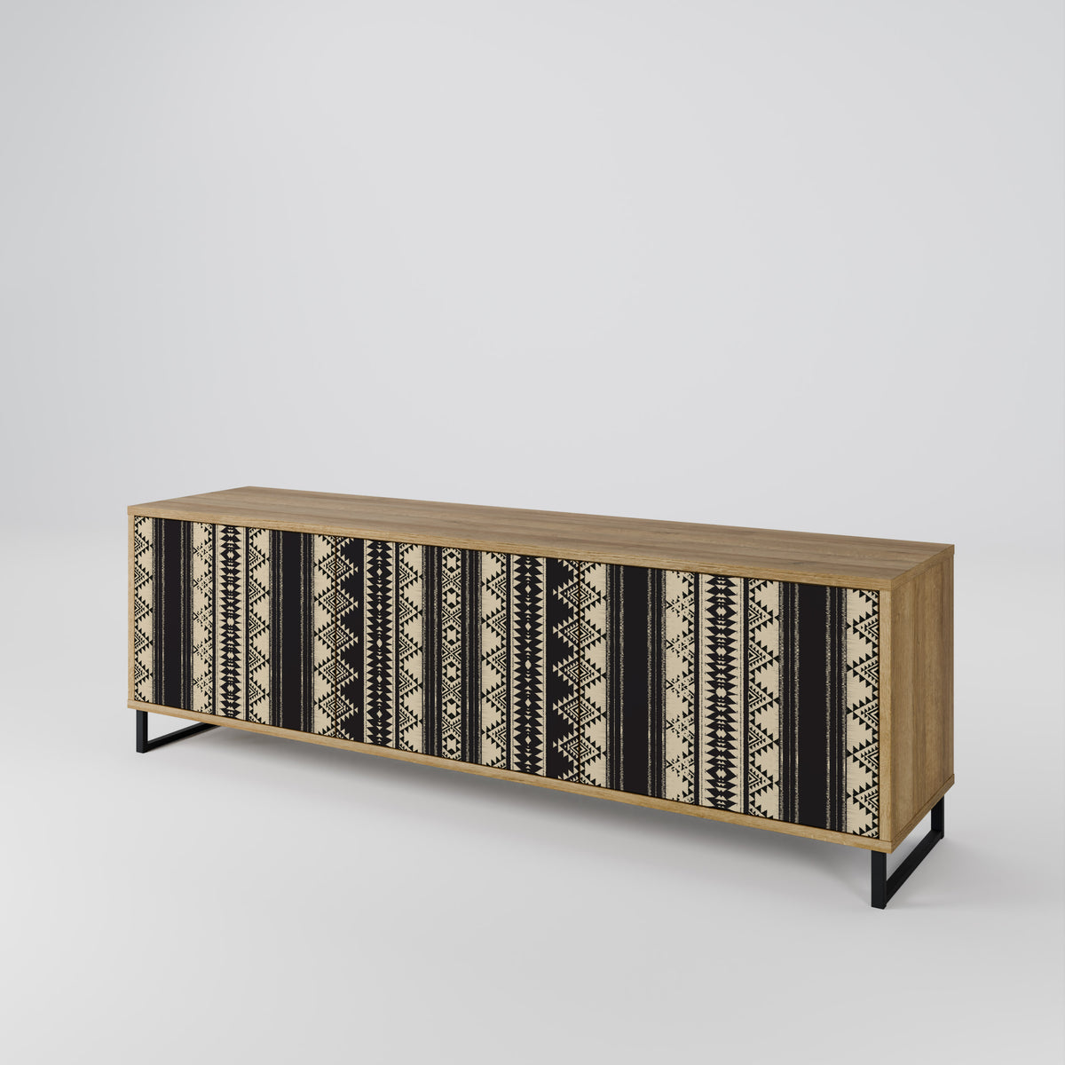 AZTEC Mueble de TV de 3 Puertas