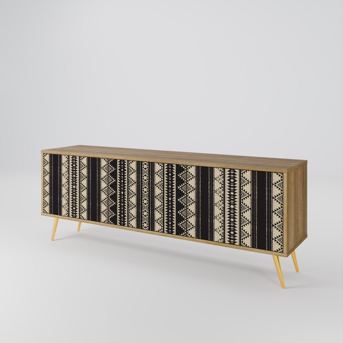AZTEC Mueble de TV de 3 Puertas