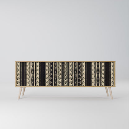AZTEC Mueble de TV de 3 Puertas