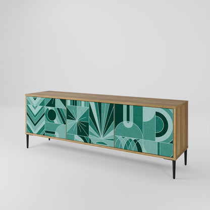 HARMONIC GRID Mueble de TV de 3 Puertas