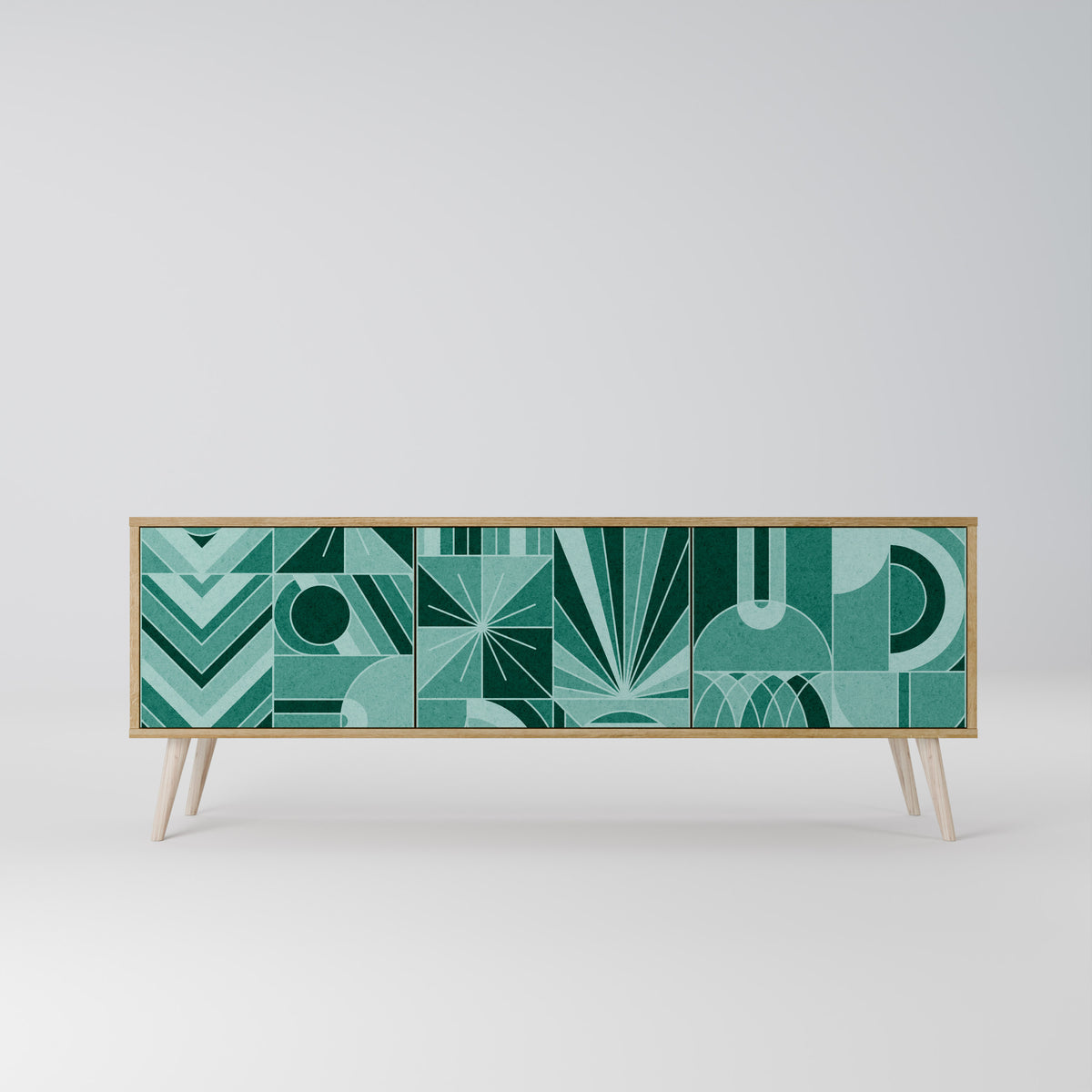 HARMONIC GRID Mueble de TV de 3 Puertas