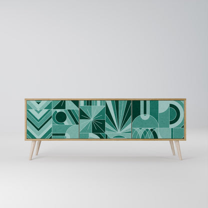 HARMONIC GRID Mueble de TV de 3 Puertas