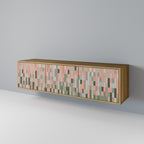 BUILDING THE FUTURE 3-Door TV Stand in Oak Effect