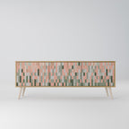 BUILDING THE FUTURE 3-Door TV Stand in Oak Effect