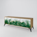 EXPENSIVE NATURE 3-Door TV Stand in Oak Effect