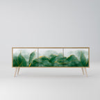 EXPENSIVE NATURE 3-Door TV Stand in Oak Effect