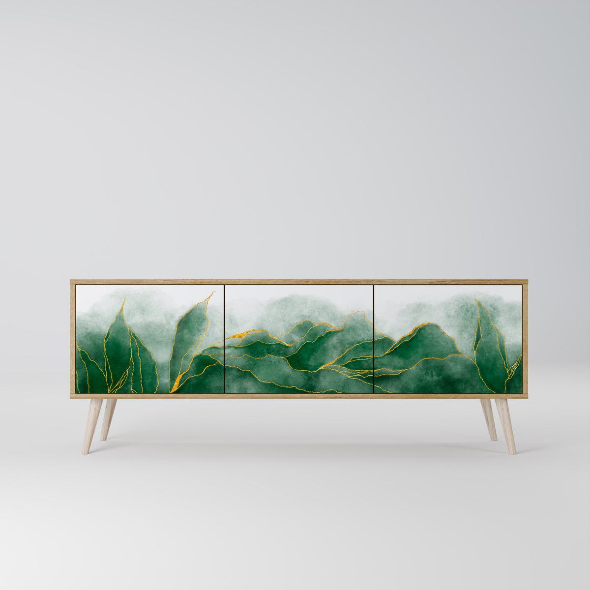 EXPENSIVE NATURE Mueble de TV de 3 Puertas