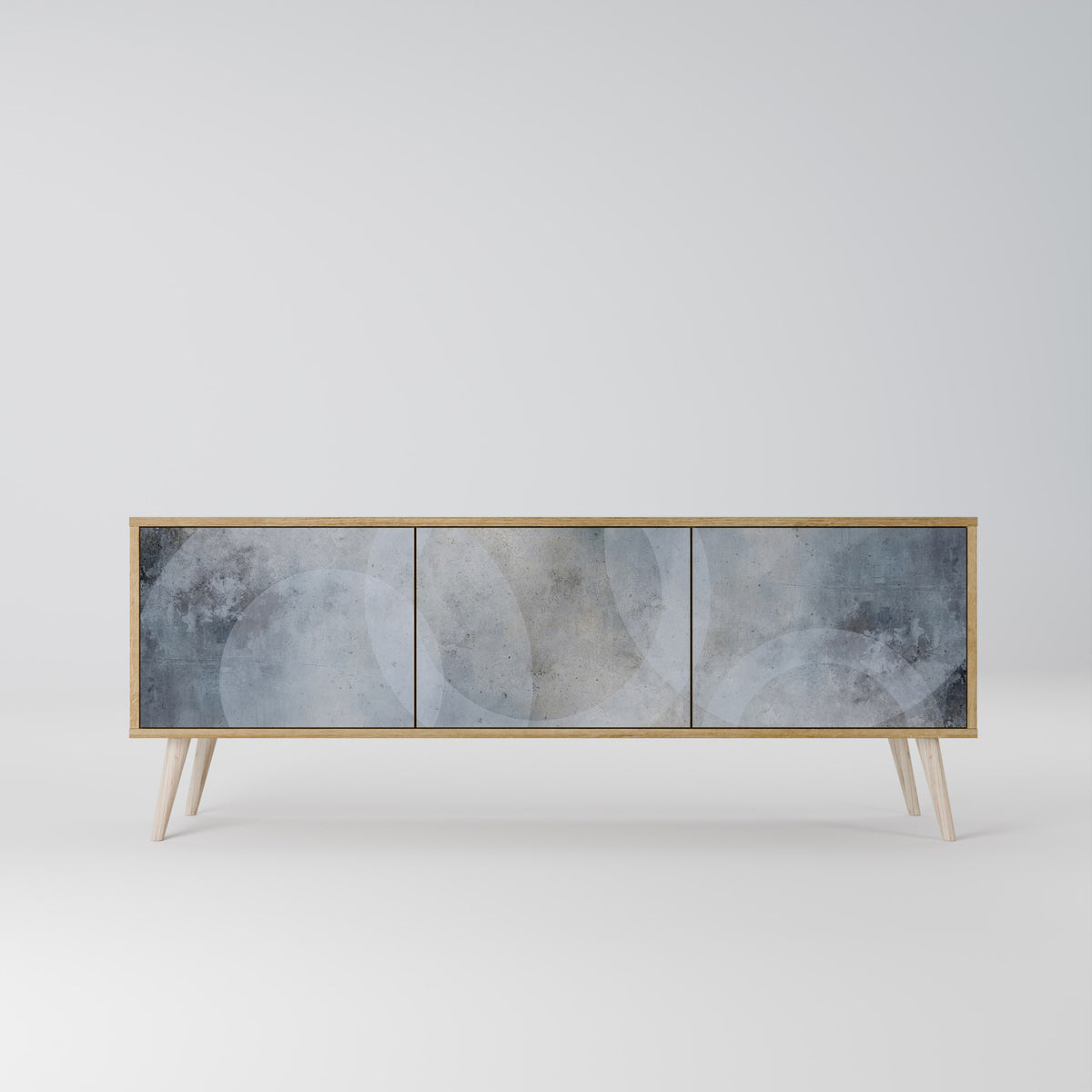 MUTED ARC 3-Door TV Cabinet