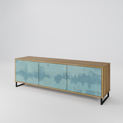 SKY WASH Mueble de TV de 3 Puertas
