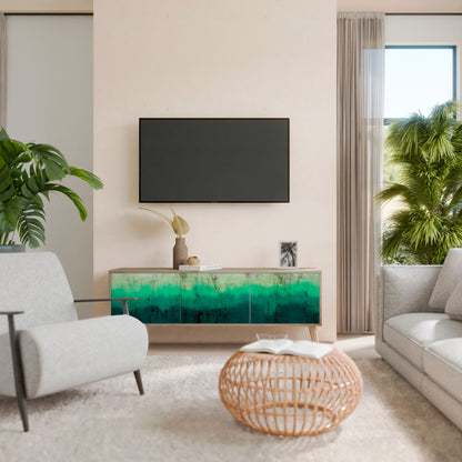 NORTHERN LIGHTS Mueble de TV de 3 Puertas
