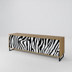 SPLENDID ZEBRA 3-Door TV Stand in Oak Effect