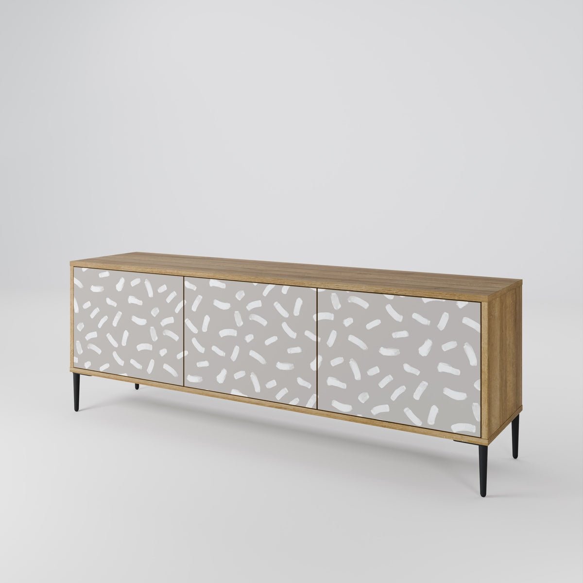 PASSING SECONDS Mueble de TV de 3 Puertas