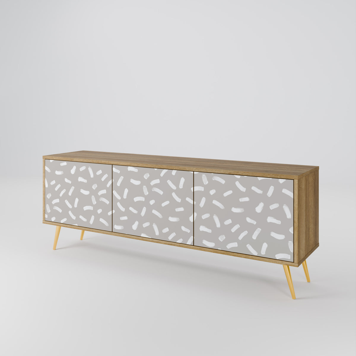 PASSING SECONDS Mueble de TV de 3 Puertas