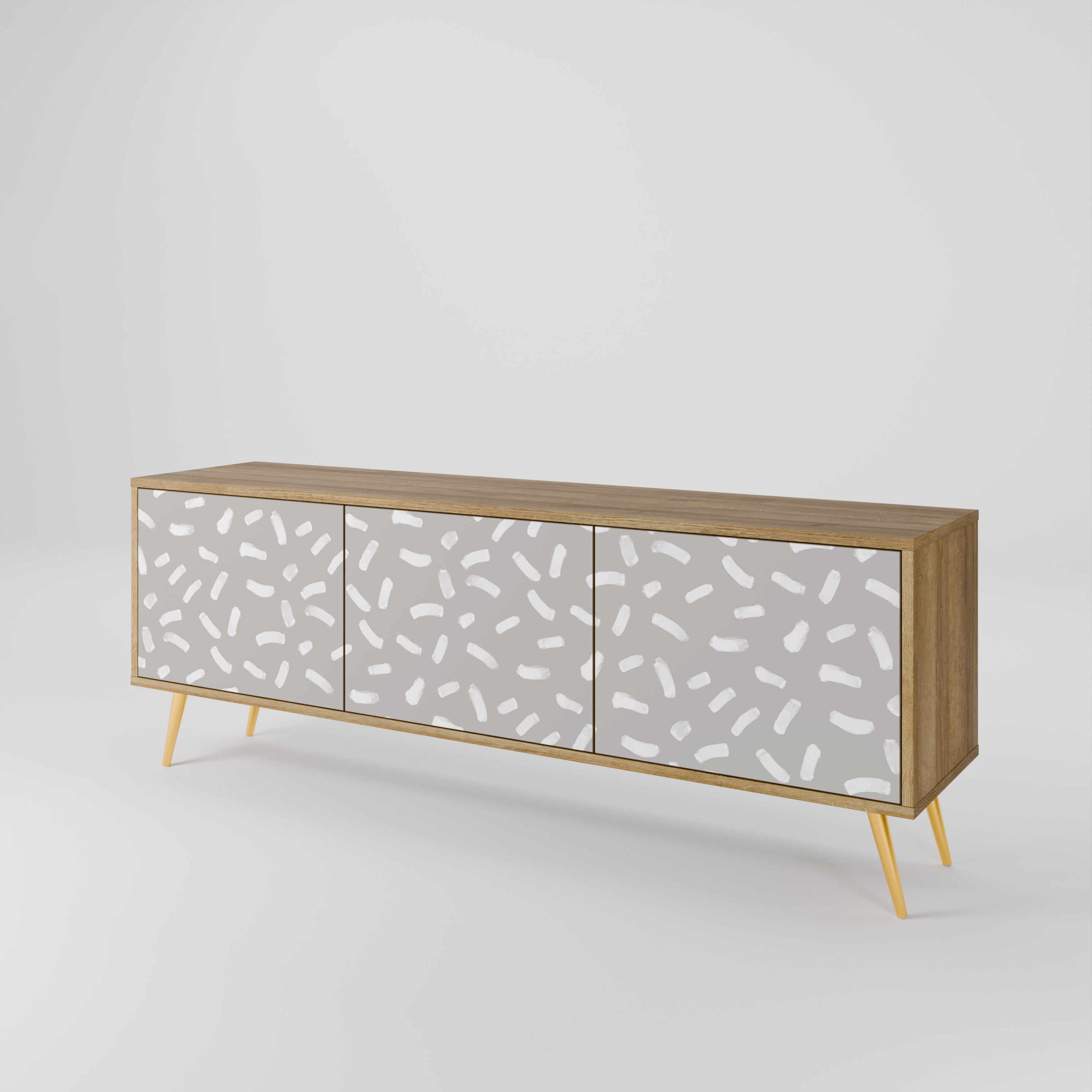 PASSING SECONDS Mueble de TV de 3 Puertas