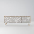 PASSING SECONDS 3-Door TV Stand in Oak Effect