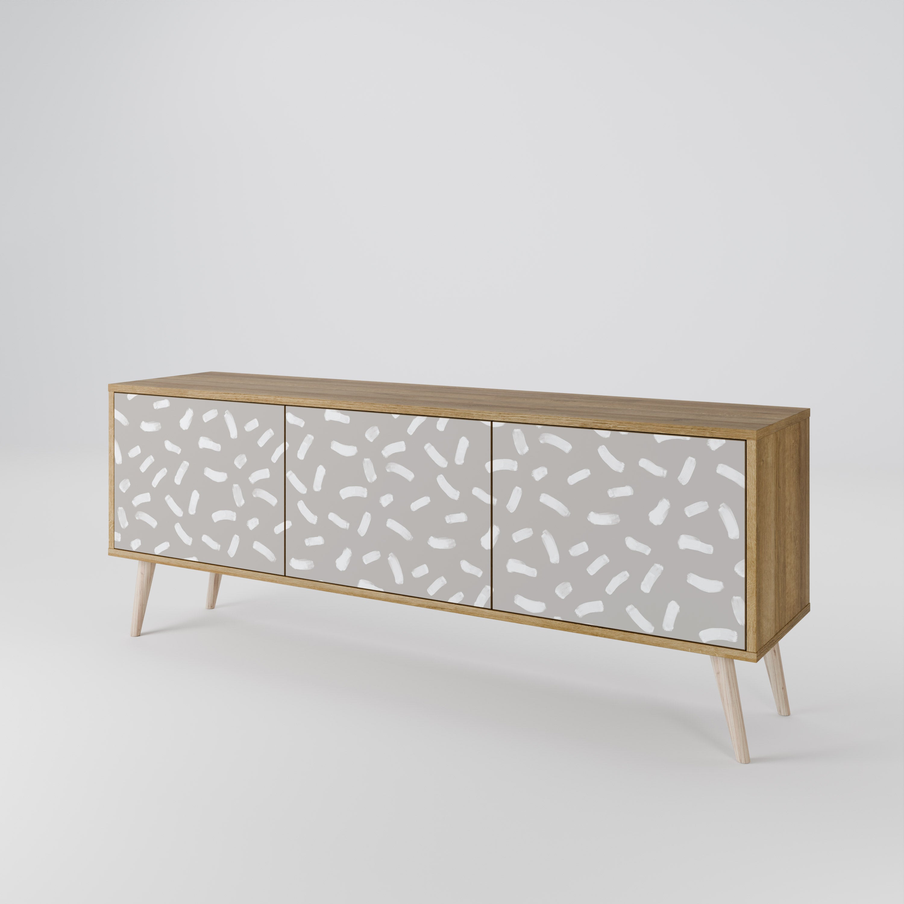 PASSING SECONDS Mueble de TV de 3 Puertas