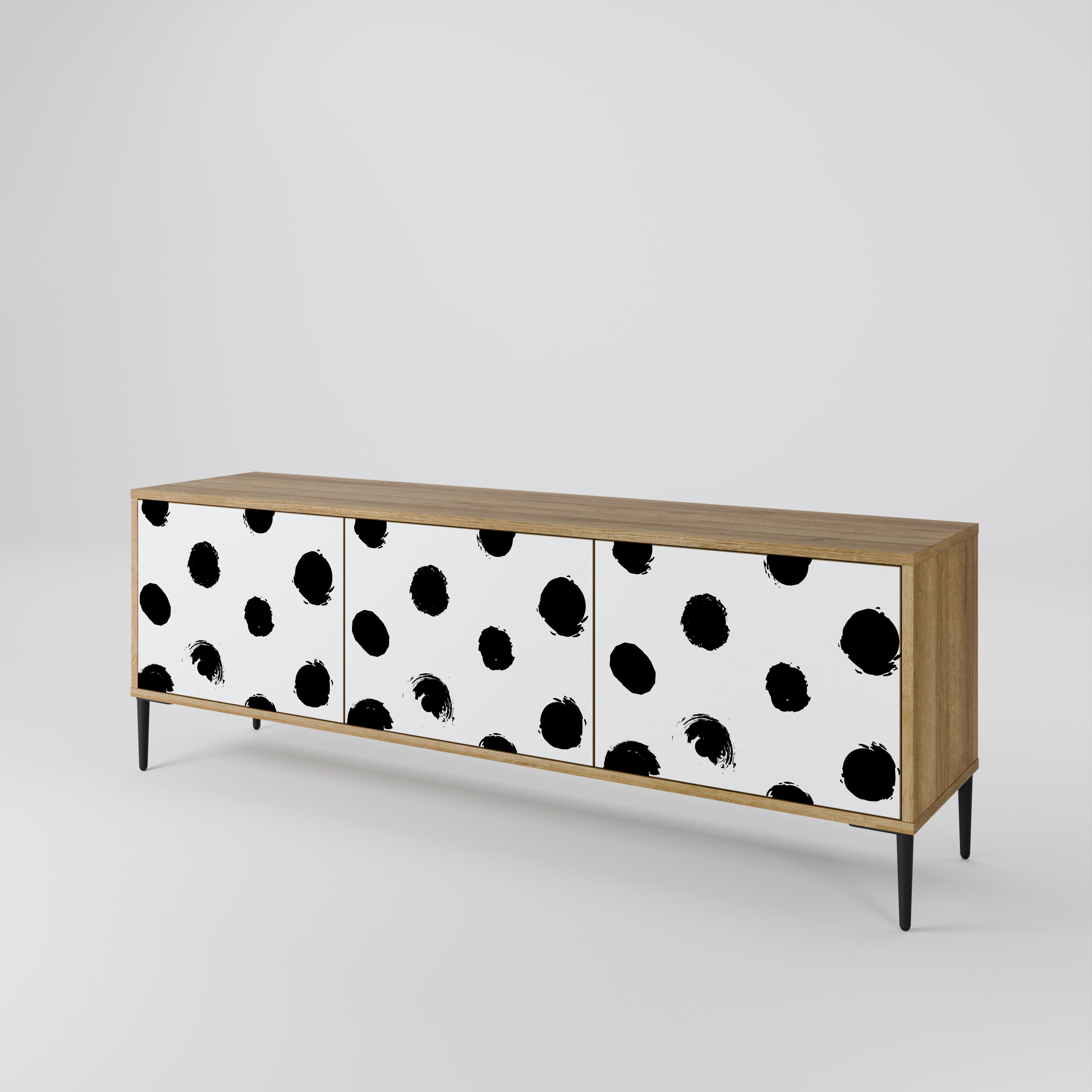SLIPPING MINUTES Mueble de TV de 3 Puertas