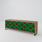 FUNKY SPOTS 3-Door TV Stand in Oak Effect